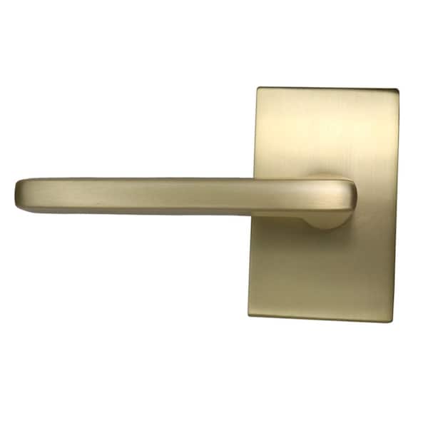 Emtek Helios Lever Left Hand 2-3/8 in Backset w/Radius Latch Strike Passage for 1-1/4 in to 2 in Door 5112HLOUS4LH.RLS - main
